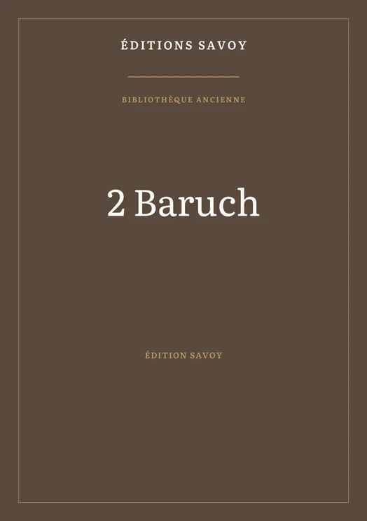 Couverture — 2 Baruch