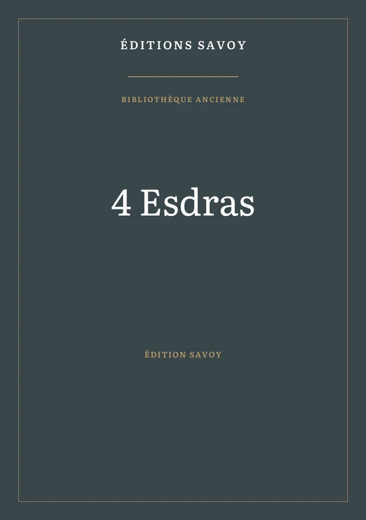 Couverture — 4 Esdras