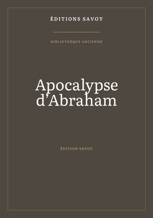 Couverture — Apocalypse d’Abraham