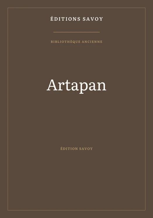 Couverture — Artapan