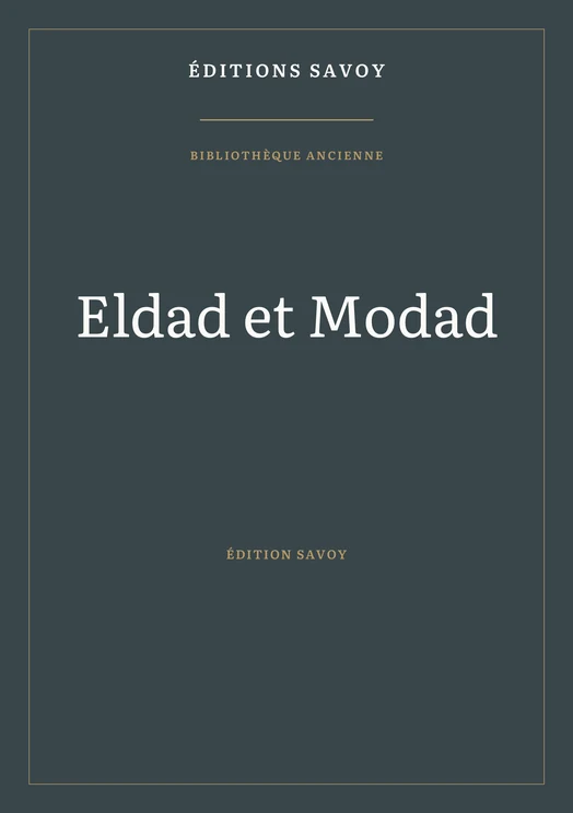 Couverture — Eldad et Modad