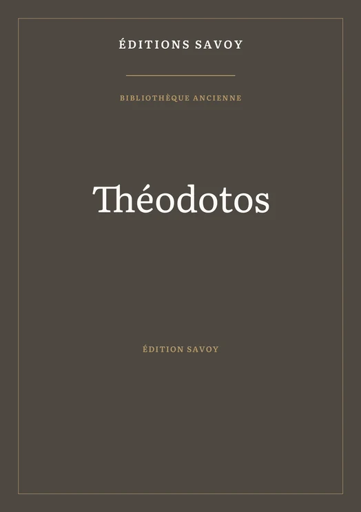 Couverture — Théodotos