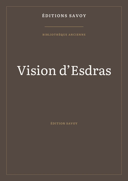 Couverture — Vision d’Esdras