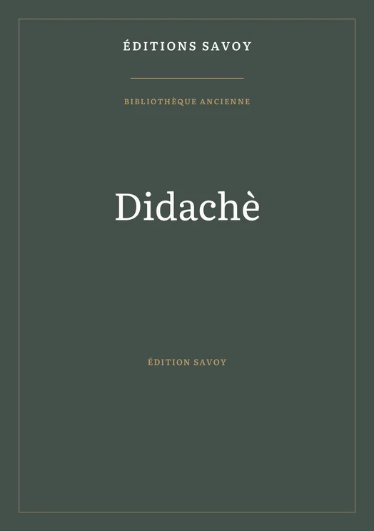 Couverture — Didachè