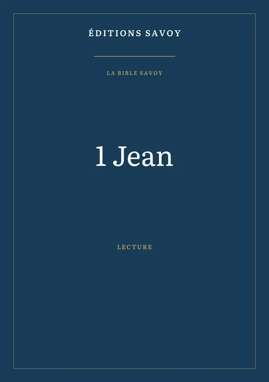 Couverture — 1 Jean