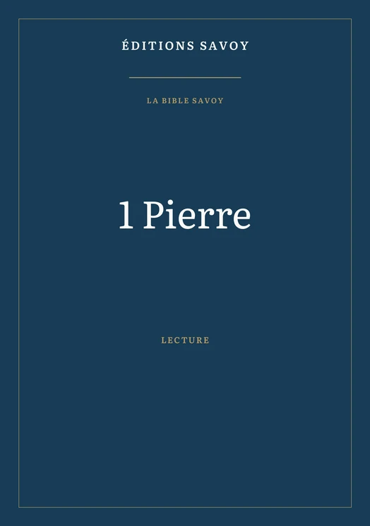Couverture — 1 Pierre