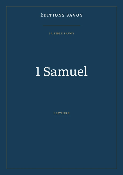 Couverture — 1 Samuel
