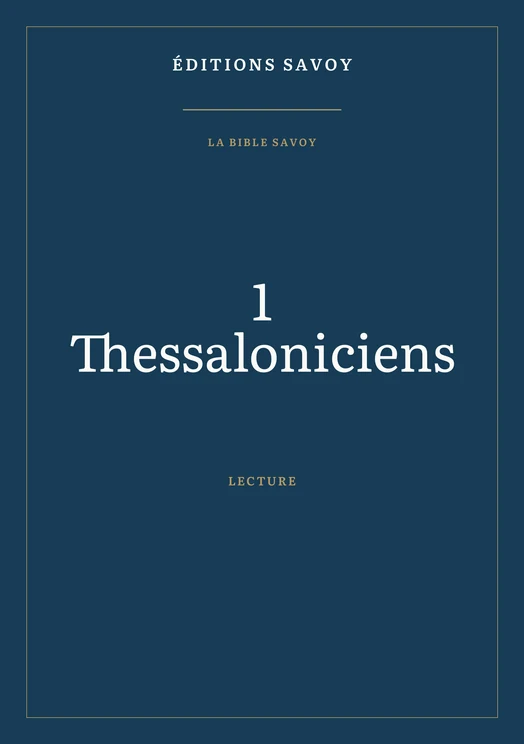 Couverture — 1 Thessaloniciens