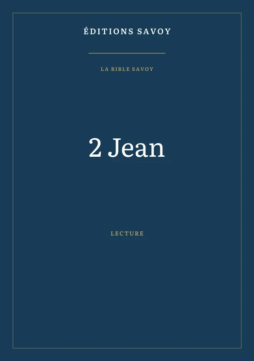 Couverture — 2 Jean