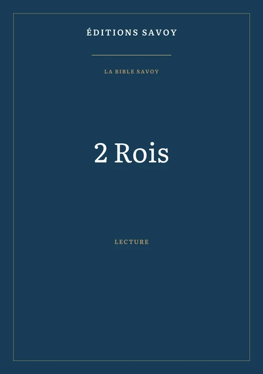 Couverture — 2 Rois