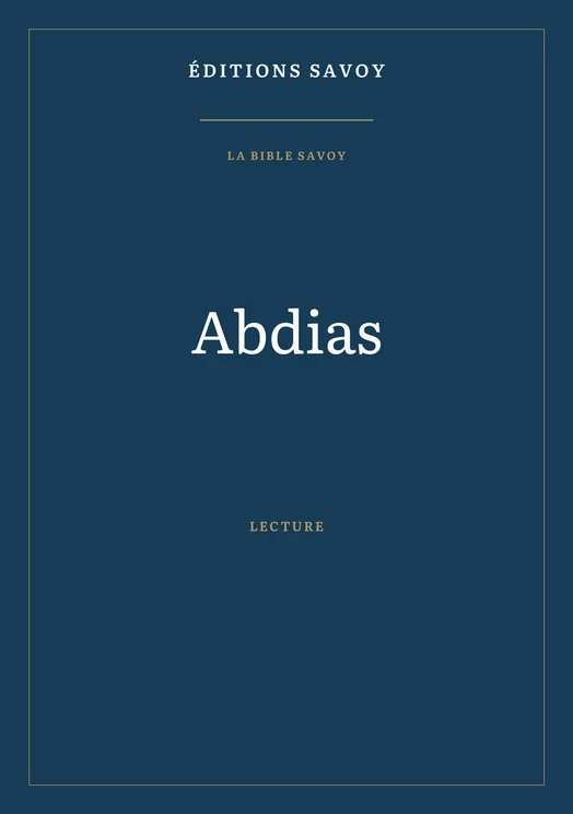 Couverture — Abdias
