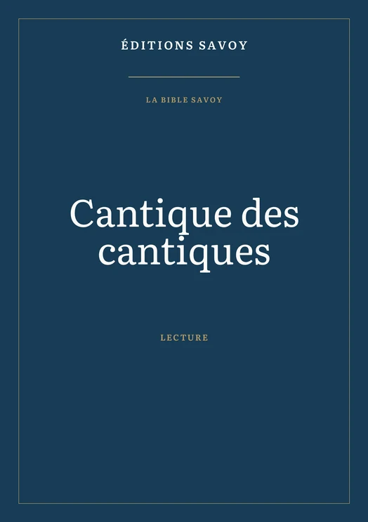 Couverture — Cantique des cantiques