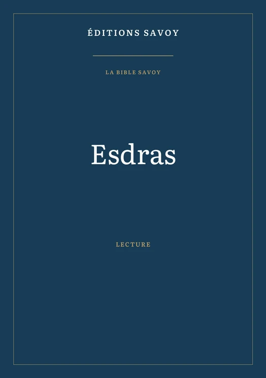 Couverture — Esdras