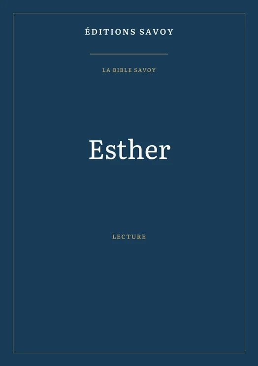 Couverture — Esther