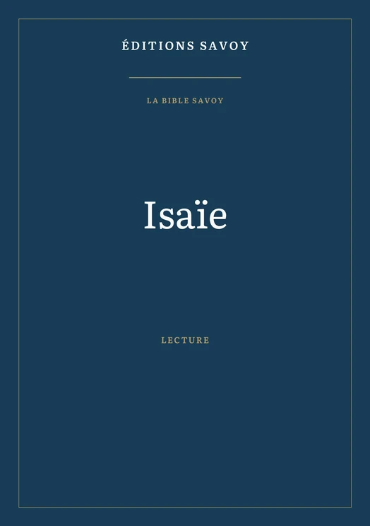 Couverture — Isaïe