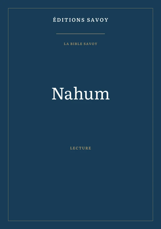 Couverture — Nahum