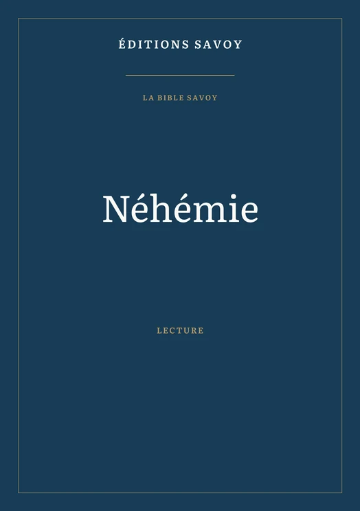 Couverture — Néhémie
