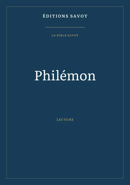Couverture — Philémon