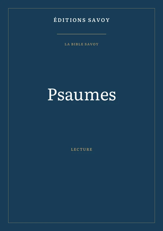 Couverture — Psaumes